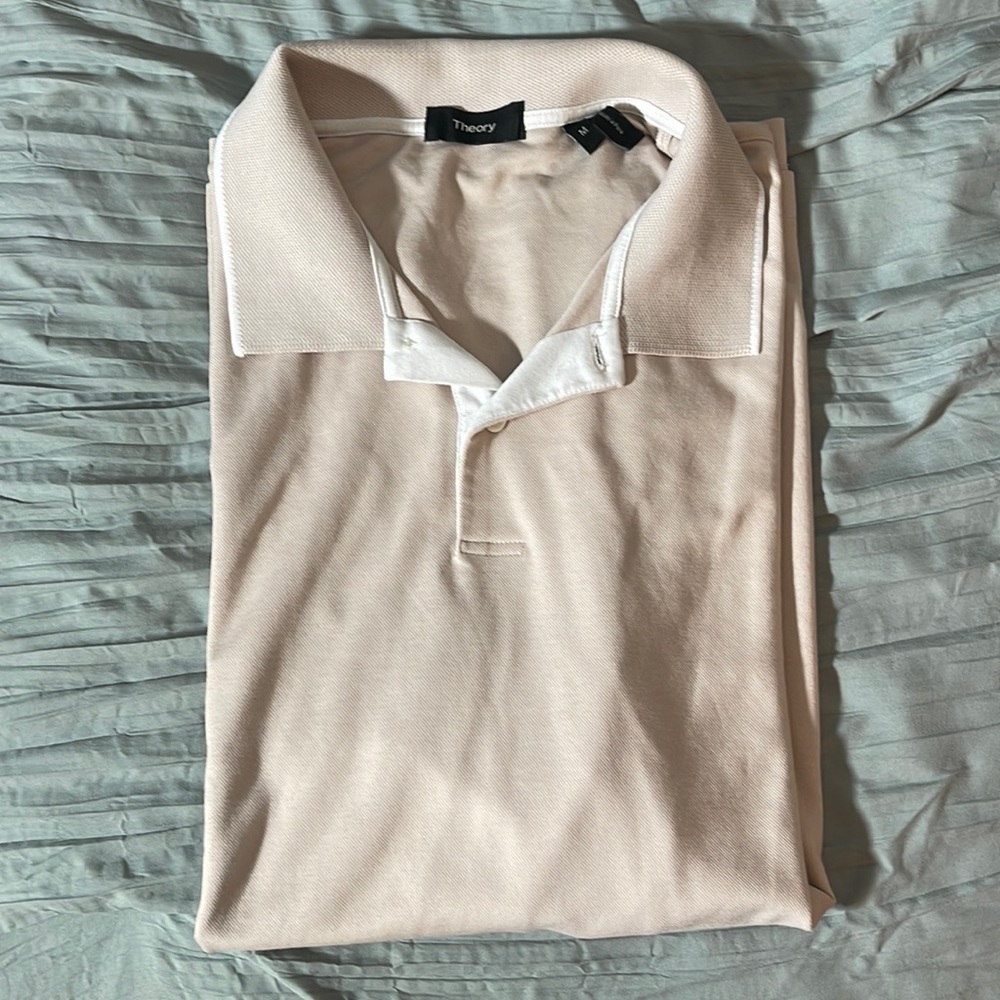 THEORY POLO BEIGE COLOR SIZE M